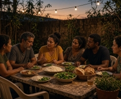 Dividir o pão, a dor e a esperança
